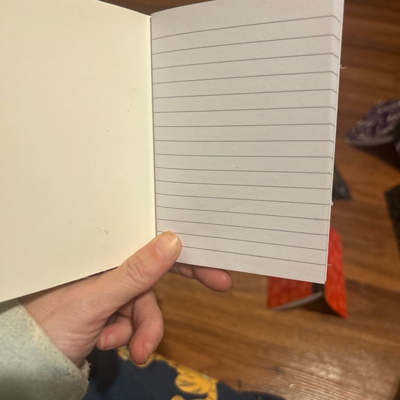 Orange Ghost Patterned Notebook - Picture 3 of 3